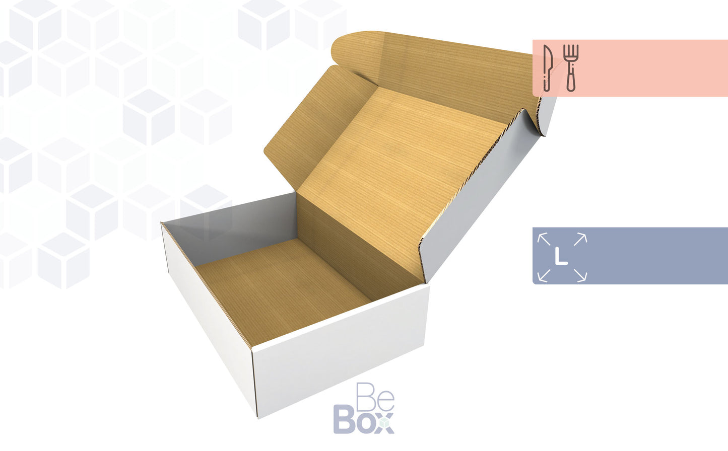 350x250x100 Caja Personalizable para Alimentación