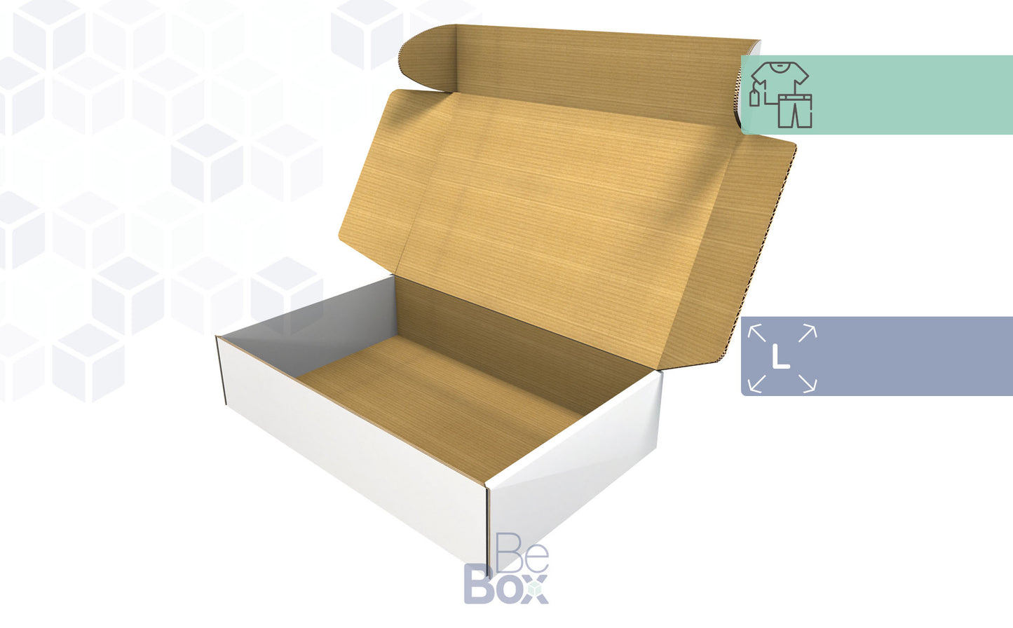 350x230x80 Caja Personalizable para Ropa