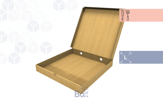 Caja Personalizable para Comida - 330x330x35
