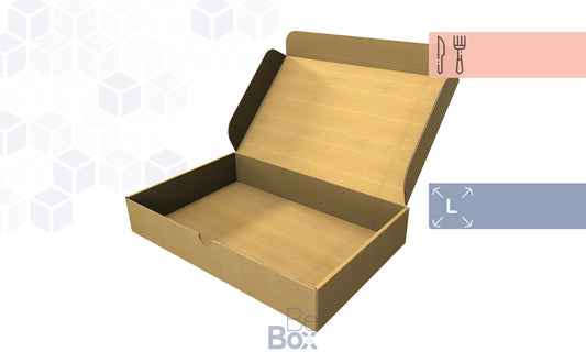 385x245x60 Caja Personalizable para Comida