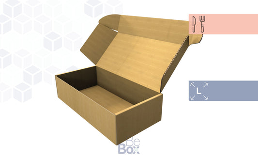 385x190x100 Caja Troquelada Automontable