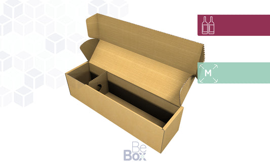 Caja Personalizable para 1 Botella - 370x92x92